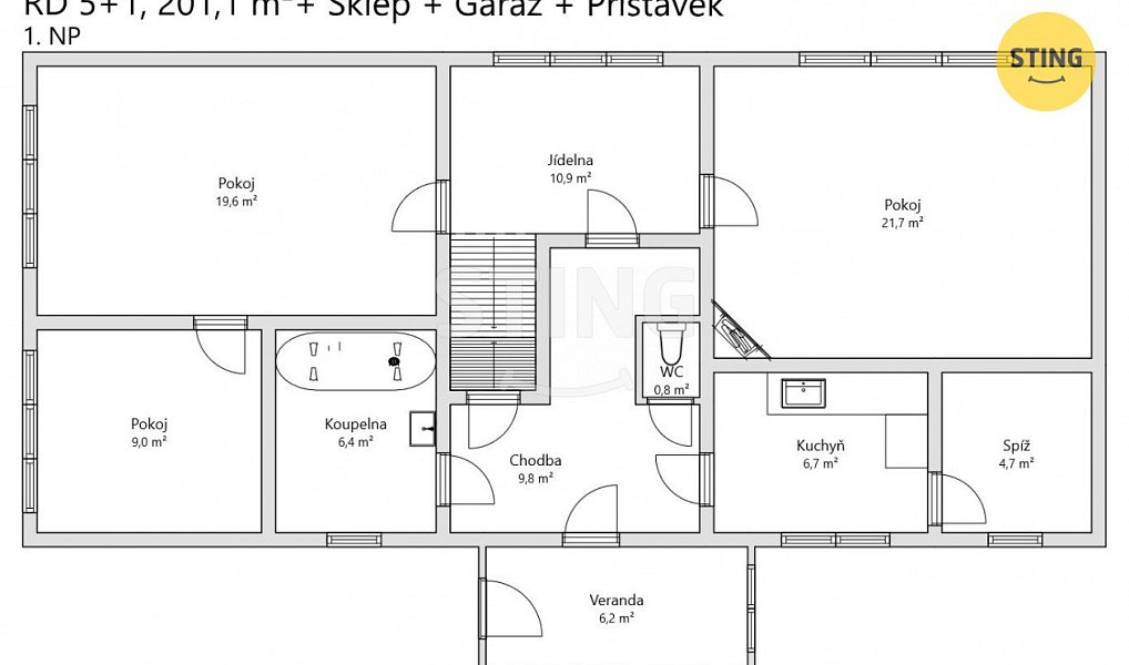 Prodej domu 201 m² s pozemkem 458 m², Janov – náhled fotky 16
