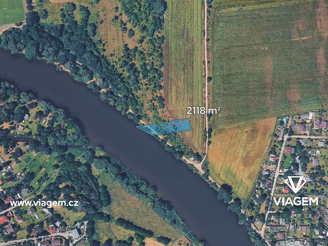Zahrada 2 118 m² – pohled 2