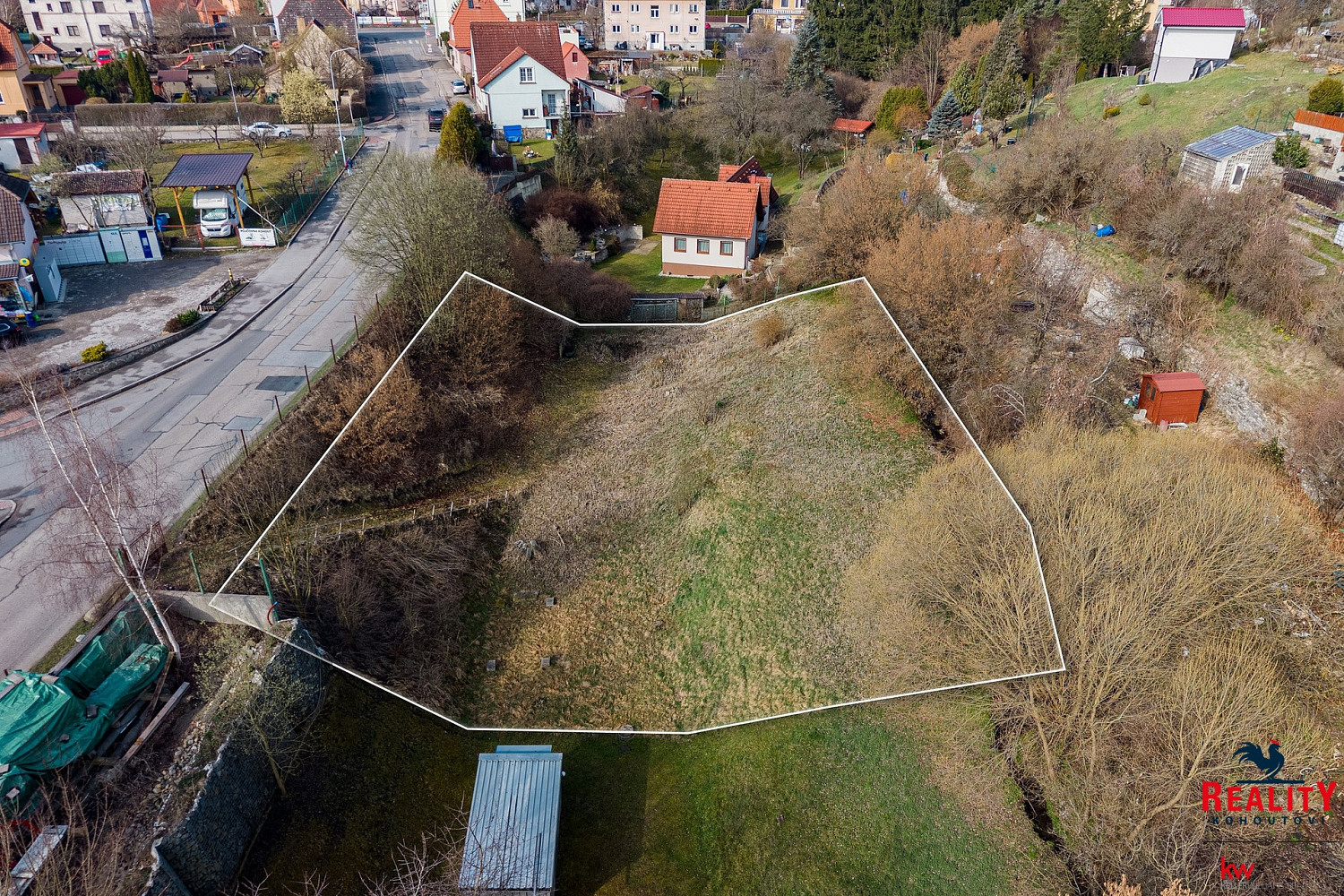 Prodej stavebního pozemku 1 344 m², Český Krumlov – pohled 3