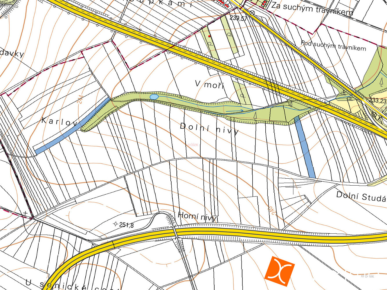 Prodej 1/80 pozemků 112 m² – pohled 2