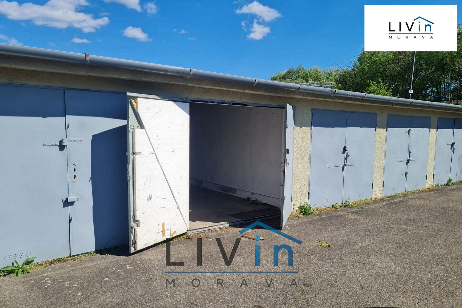 Prodej zděné garáže 17 m2, ul. Lomená, Brno Komárov