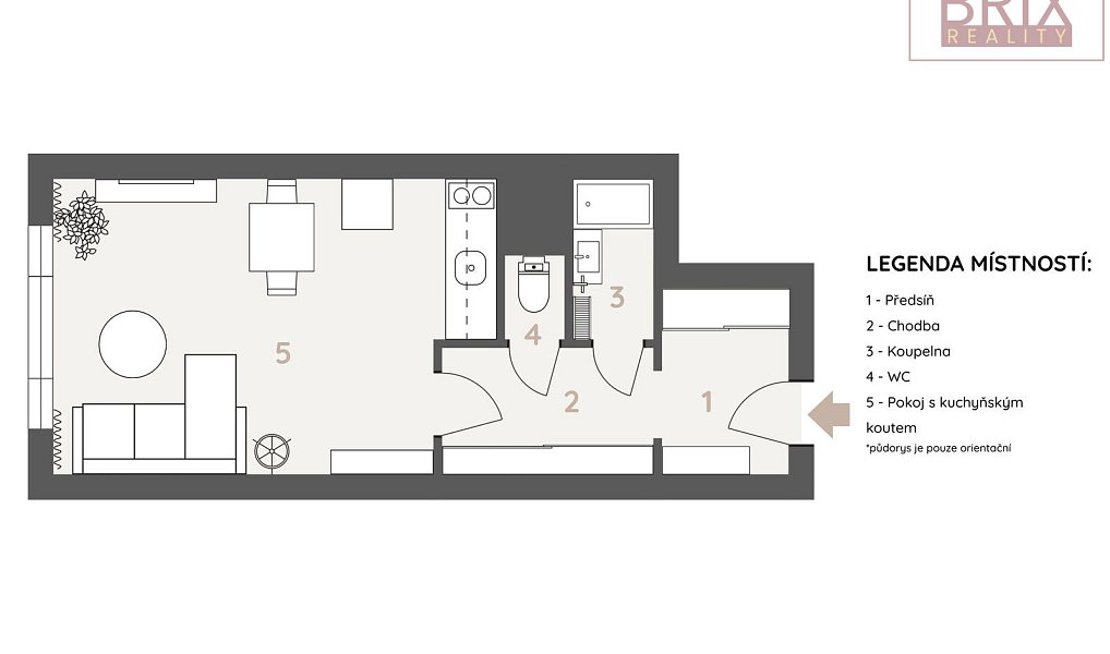 Prodej bytu 1+kk 28 m², Praha – náhled fotky 15