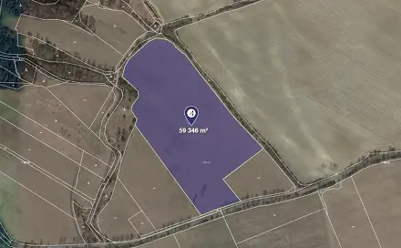 Prodej pole 29 673 m², Vysoká, okres Mělník