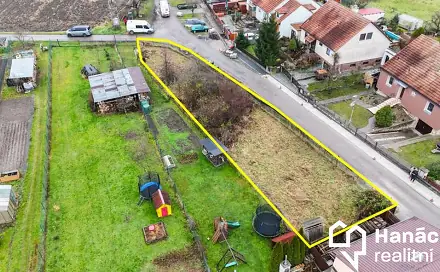 Prodej stavebního pozemku 477 m², Dub nad Moravou, okres Olomouc