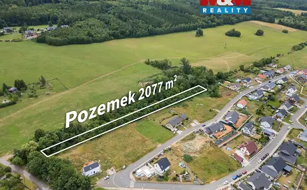 Prodej pozemku 2 077 m², Nový Jáchymov, okres Beroun
