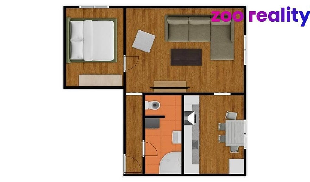 Pronájem bytu 2+1 41 m², Přerov – náhled fotky 4