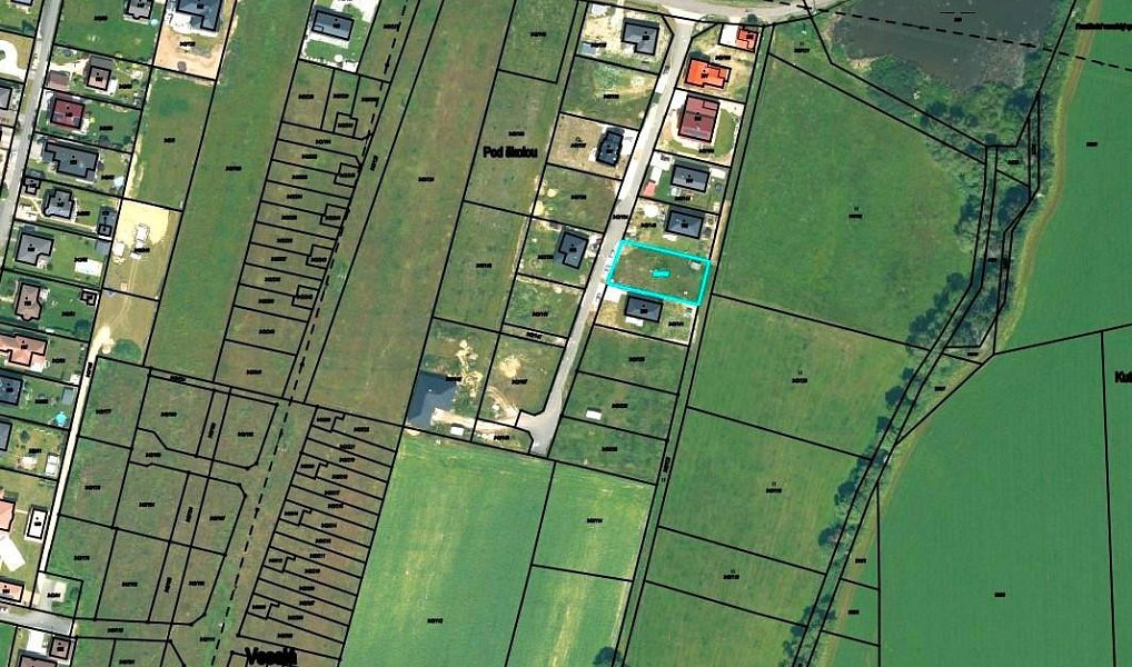 Prodej stavebního pozemku 808 m², Veselá – náhled fotky 3