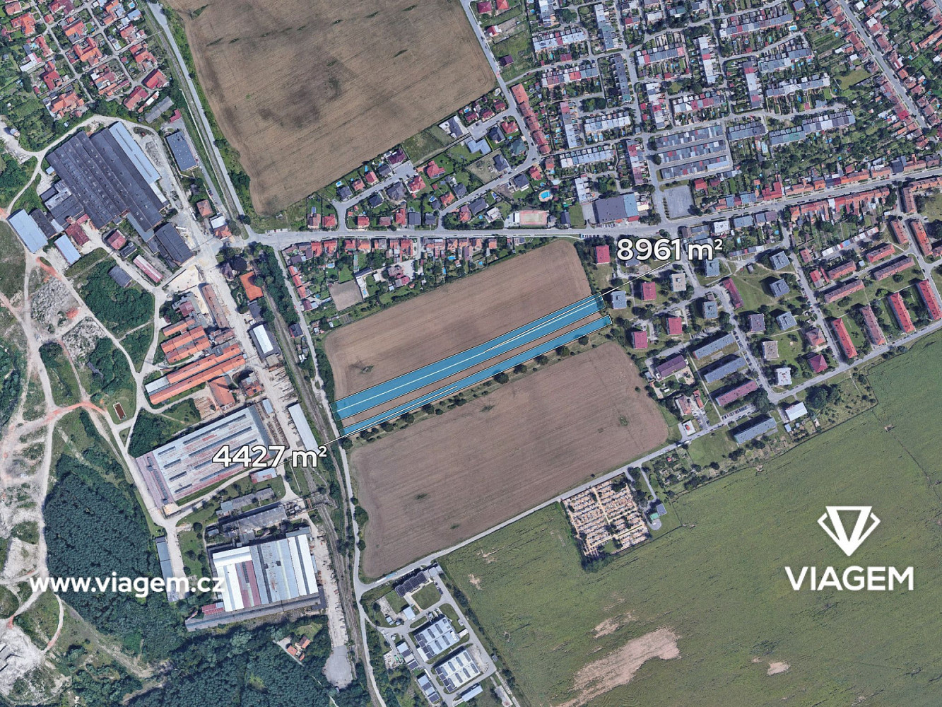 Prodej stavebního pozemku 2 868 m² – fotografie 2