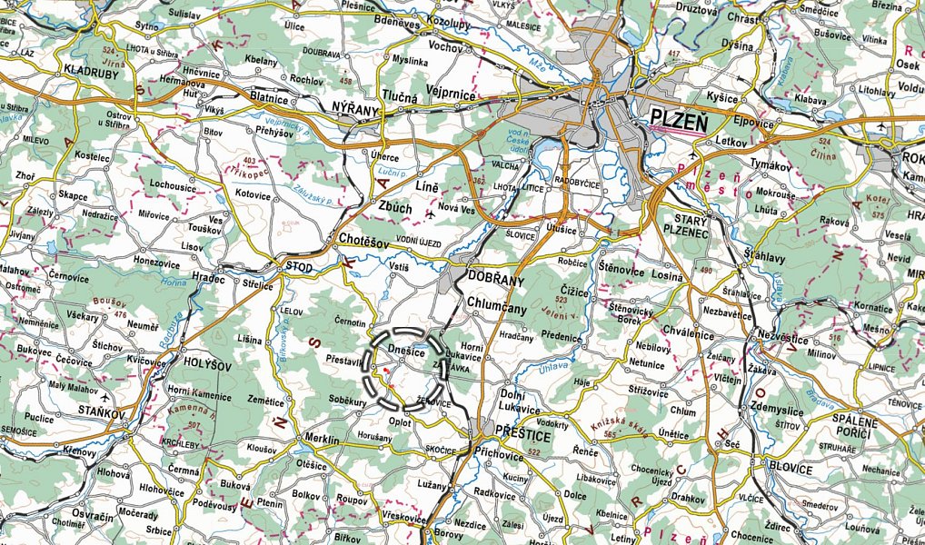 Prodej pole 6 631 m², Dnešice – náhled fotky 4