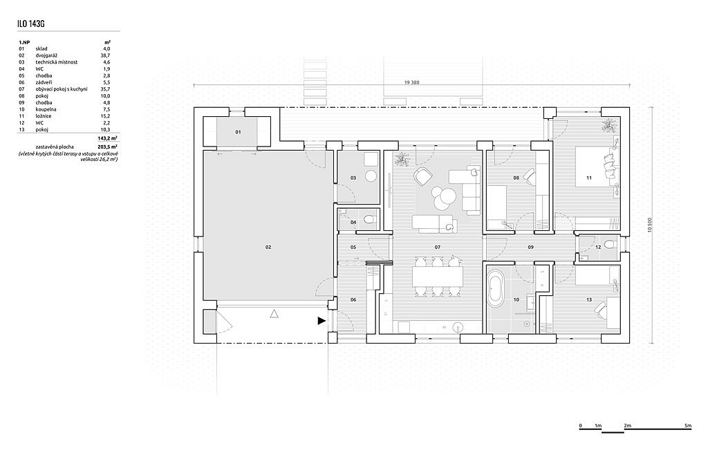 Prodej domu 143 m² s pozemkem 1 003 m² – pohled 3