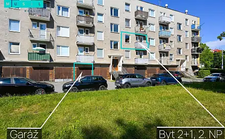 Prodej bytu 2+1 59 m²