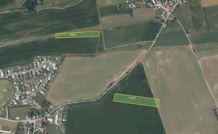 Prodej pole 24 914 m², Mezouň, okres Beroun