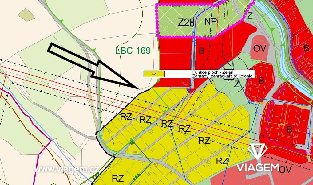 Prodej stavebního pozemku 219 m², Povrly – náhled fotky 4