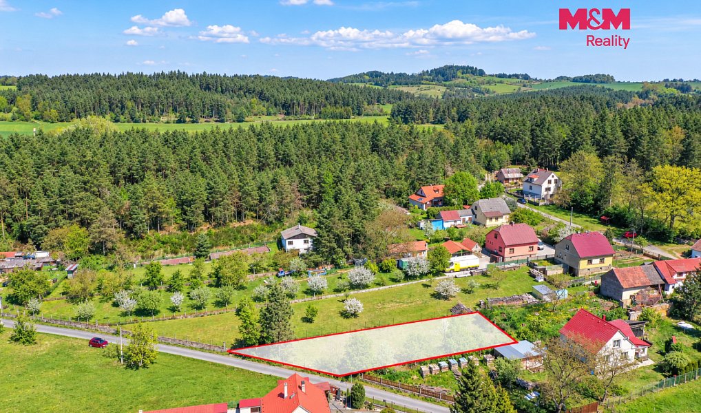 Prodej stavebního pozemku 745 m², Kvášňovice – náhled fotky 7