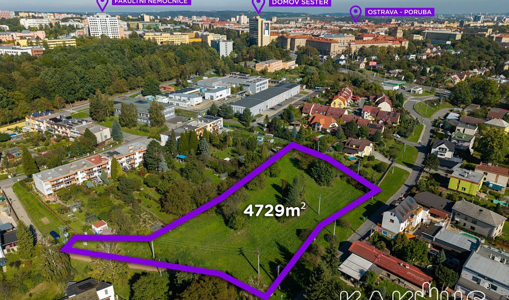 Prodej stavebního pozemku 4 729 m², Ostrava – náhled fotky 2