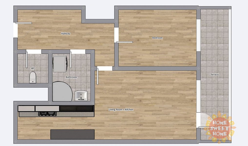 Pronájem bytu 2+kk 49 m², Praha – náhled fotky 21