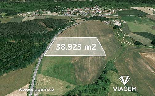 Prodej pole 14 596 m², Jestřebí, okres Česká Lípa