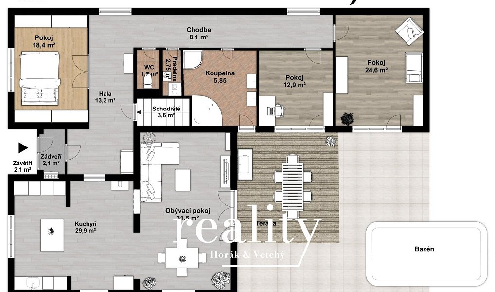 Prodej domu 292 m² s pozemkem 744 m², Práče – náhled fotky 41