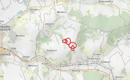 Prodej pole 2 190 m², Veletiny - Horní Bříza