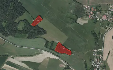 Prodej lesa 20 663 m², Litochovice, okres Strakonice