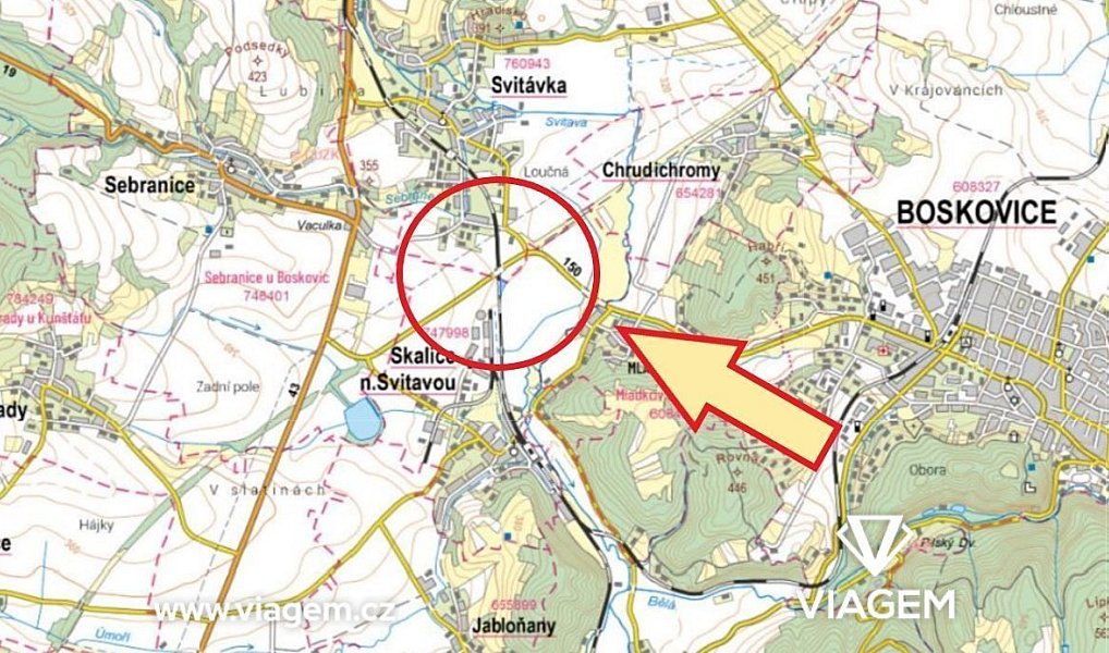 Prodej pole 4 016 m², Skalice nad Svitavou – náhled fotky 3