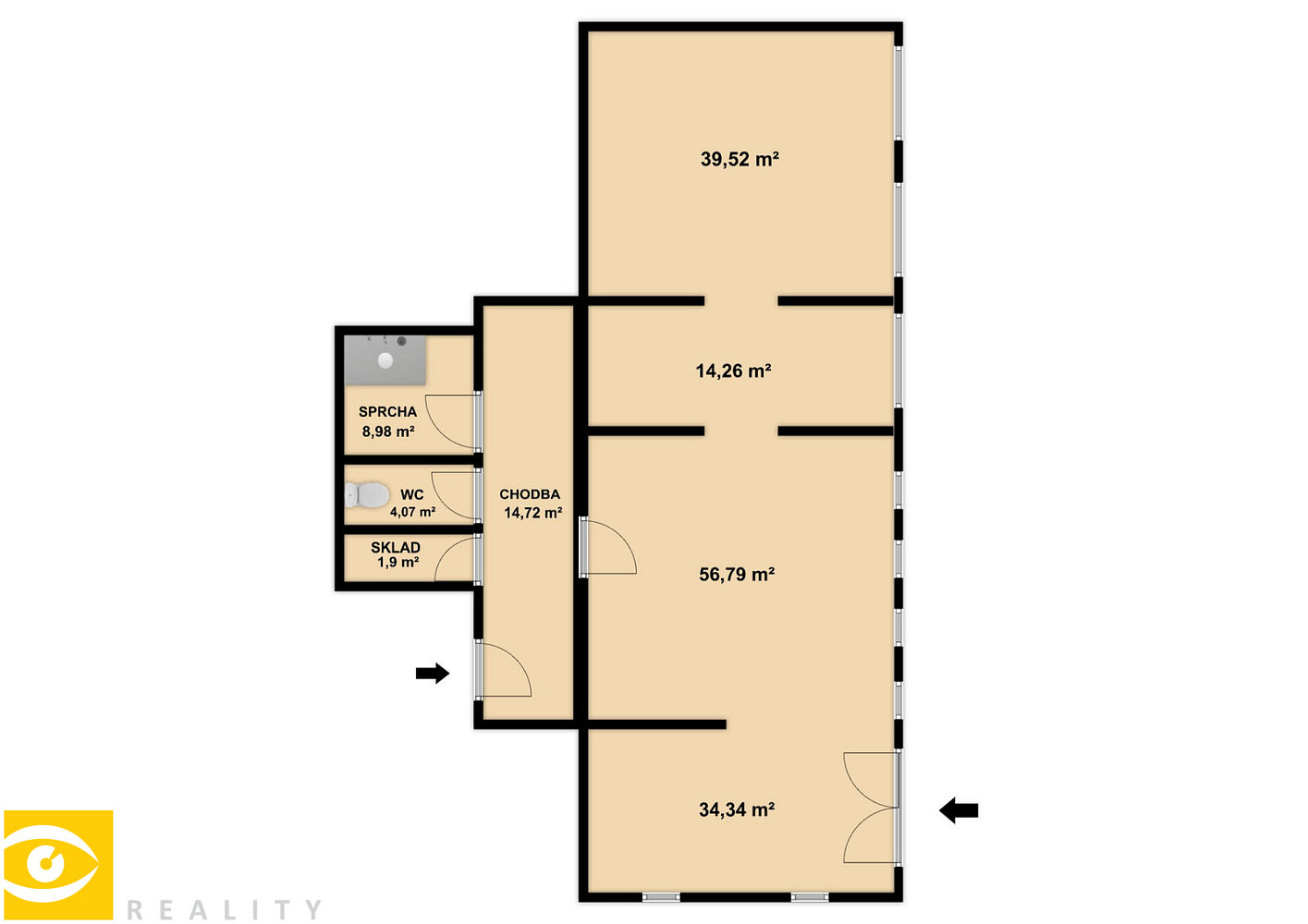 Pronájem obchodních prostor 175 m² – fotografie 2