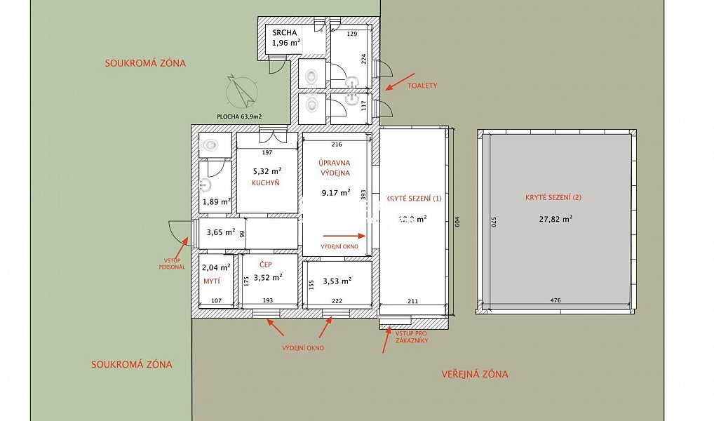 Prodej restaurace 77 m², Velký Vřešťov – náhled fotky 2