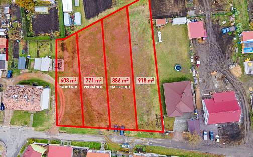 Prodej stavebního pozemku 886 m², Březí, okres Břeclav