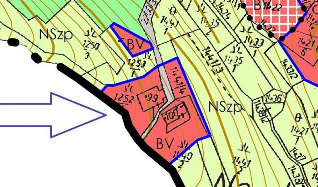 Prodej stavebního pozemku 1 417 m², Radčice – náhled fotky 5