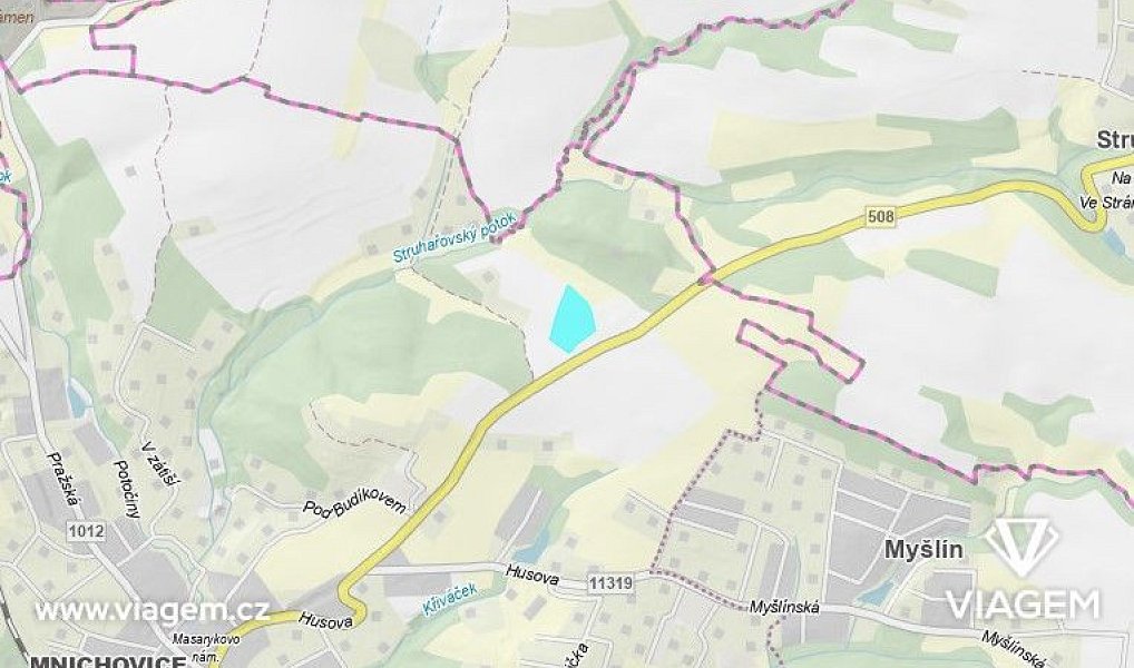 Prodej pole 2 167 m², Mnichovice – náhled fotky 5