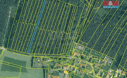 Prodej lesa 2 085 m², Dražíč, okres České Budějovice