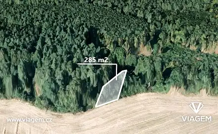 Prodej lesa 285 m², Ledce, okres Plzeň-sever