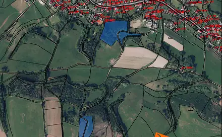 Prodej lesa 8 331 m², Hronov, okres Náchod
