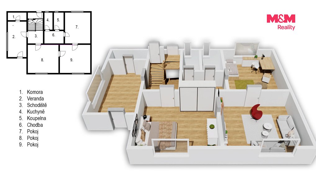 Pronájem domu 240 m² s pozemkem 1 258 m², Horní Bludovice – náhled fotky 7