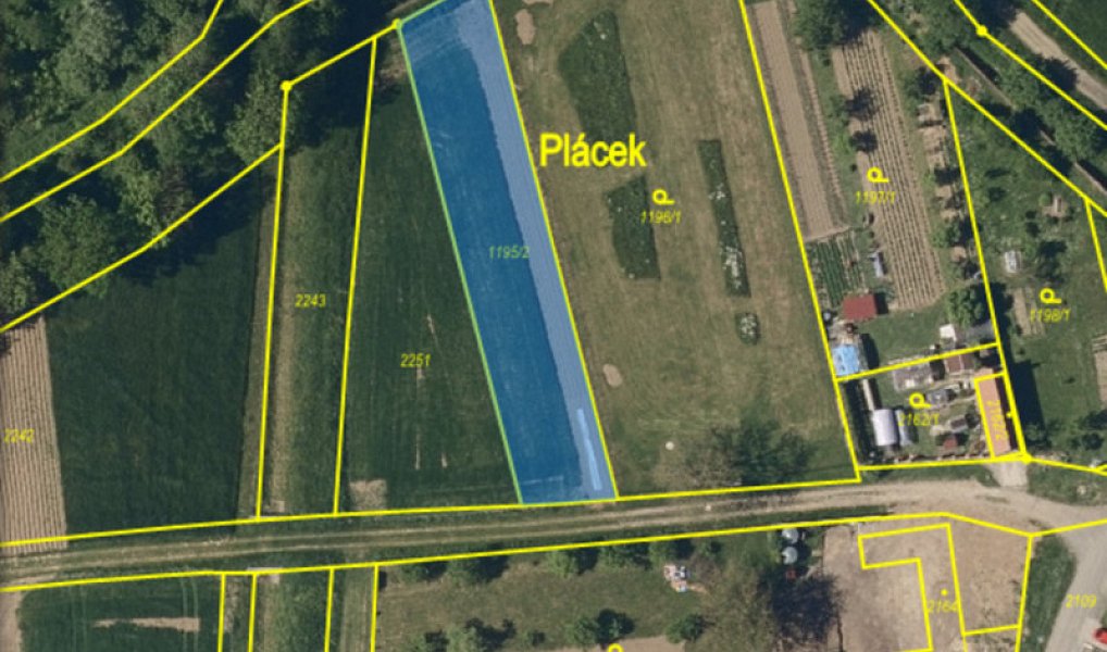 Prodej stavebního pozemku 905 m², Lutopecny – náhled fotky 6