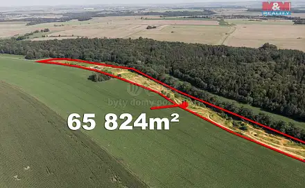 Prodej komerčního pozemku 65 824 m², Sportovní, Velké Heraltice, okres Opava