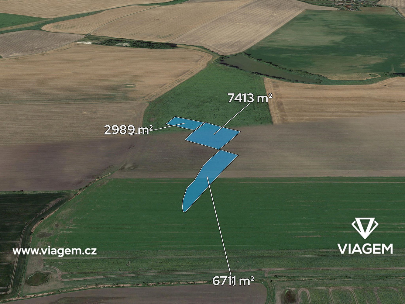 Prodej pole 3 422 m²