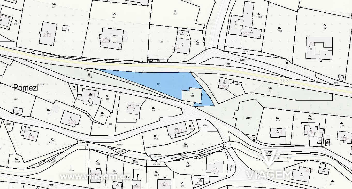 Zahrada 1 413 m², Podíl 67 % o výměře 942 m² – pohled 5