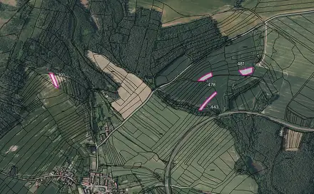 Prodej pole 6 117 m², Mladotice - Chrášťovice, okres Plzeň-sever