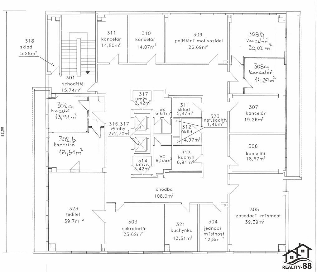 Pronájem kanceláře 18 m² – fotografie 4