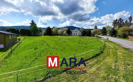 Prodej stavebního pozemku 1 197 m², Červená Voda, okres Ústí nad Orlicí