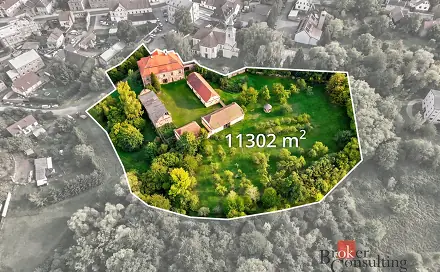 Prodej domu 430 m² s pozemkem 11 302 m², Plzeňská, Jesenice, okres Rakovník