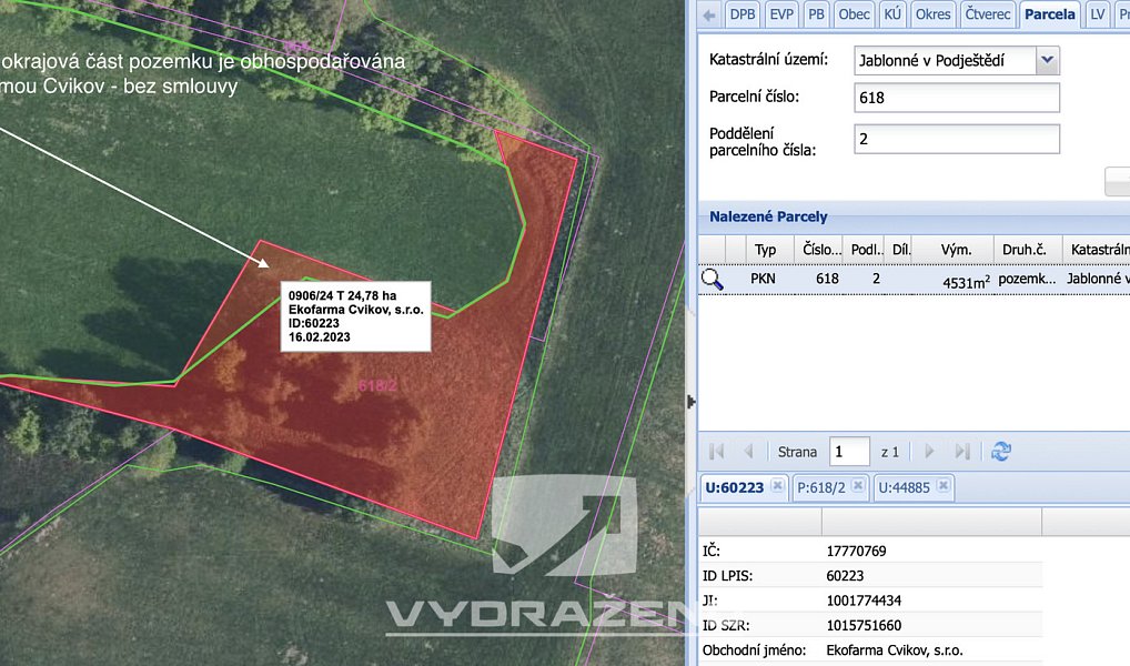 Prodej louky 5 265 m², Jablonné v Podještědí – náhled fotky 3