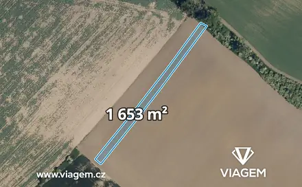 Prodej pole 826 m², Kunovice, okres Uherské Hradiště