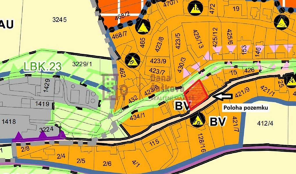 Prodej stavebního pozemku 879 m², Nová Bystřice – náhled fotky 4