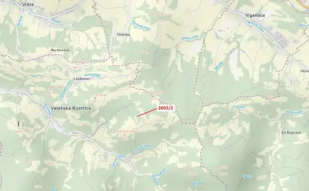 Dražba louky 255 m², Valašská Bystřice