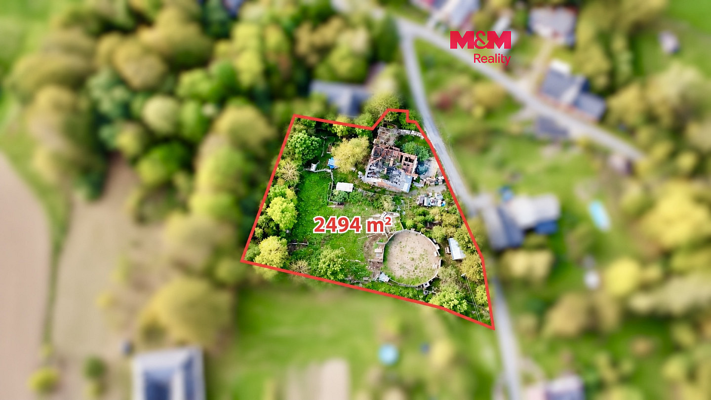 Prodej domu 80 m² s pozemkem 2 494 m²