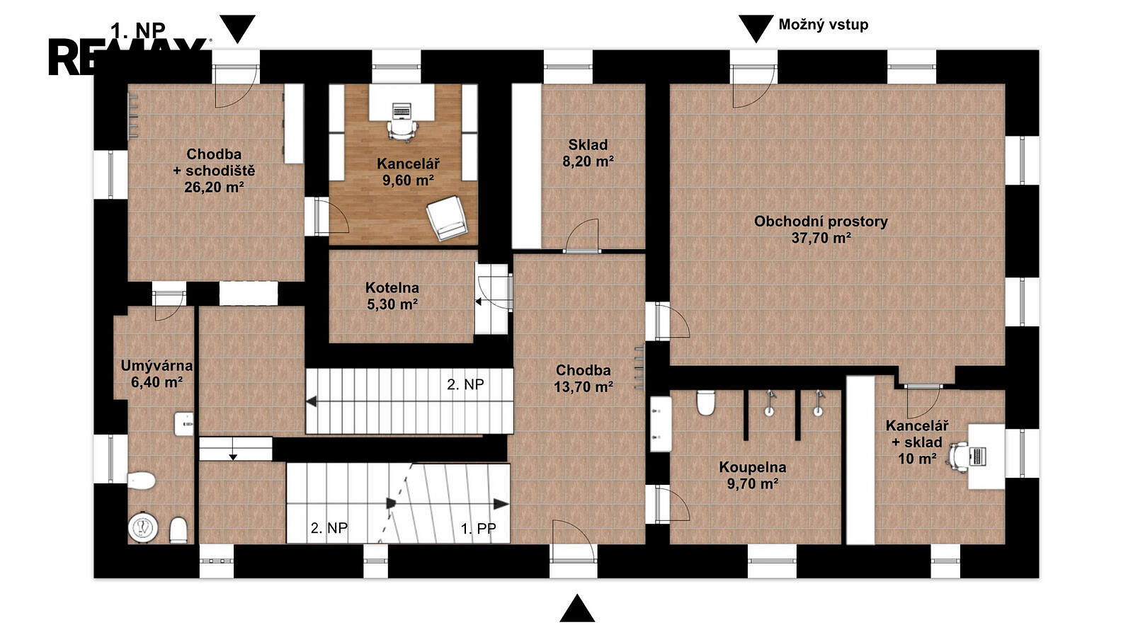 Prodej obchodních prostor 260 m² – fotografie 5