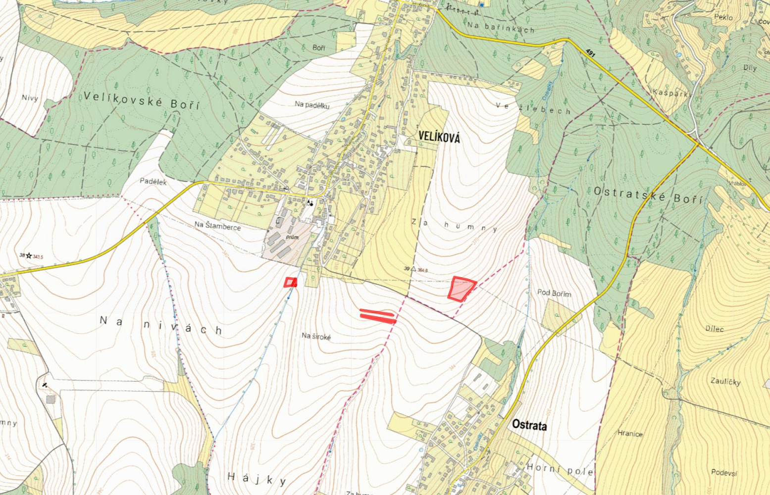 Prodej pole 9 107 m² — photo 2