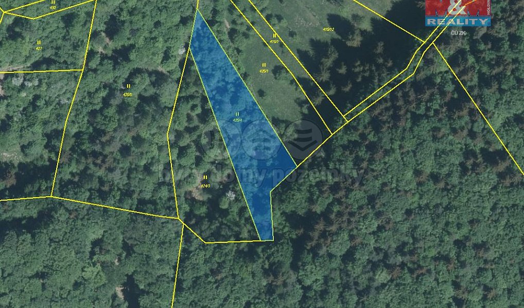 Prodej pozemku 2 564 m², Nedašova Lhota – fotka 1 z 5